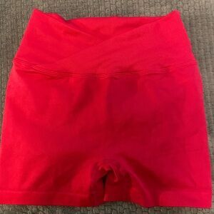 Women's Red Shorts